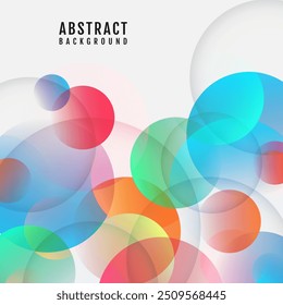 Capa abstracta colorida de la superposición del fondo 3D en el espacio brillante con la decoración del efecto de la forma del recorte. Concepto moderno del estilo de los círculos del elemento de Diseño gráfico para el Anuncio de Web, el volante, la tarjeta o la cubierta del folleto
