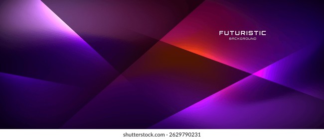 3D colorful abstract background overlap layer on dark space with polygonal shape effect decoration. Modern graphic design element cutout style concept for web, poster, flyer, card, cover, or brochure