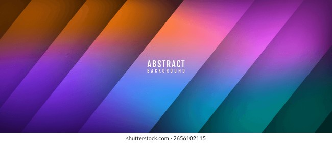3D colorful abstract background overlap layer on dark space with diagonal effect decoration. Modern graphic design element cutout style concept for web banner, art, flyer, card, or brochure cover