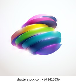 Balón de color 3D