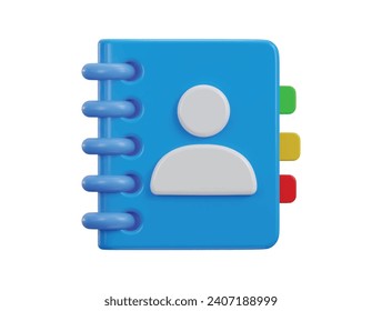 3d colorful contact app icon