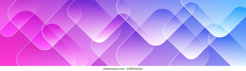 3D colorful geometric abstract background overlap layer on bright space with rounded rhomb decoration. Graphic design element modern style concept for banner, flyer, card, cover, or brochure
