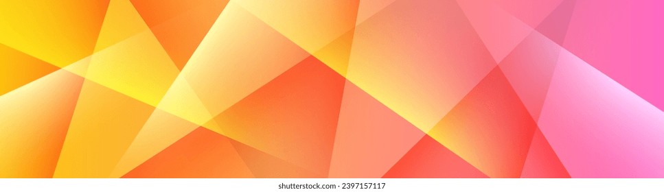 3D colorful geometric abstract background overlap layer on bright space with cutout decoration. Minimalist graphic design element modern polygon style concept for banner, flyer, card cover or brochure