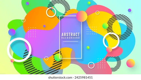 3D colorful geometric abstract background overlap layer on bright space with waves shape decoration. Modern graphic design element cutout style concept for web, poster, flyer, card, or brochure cover