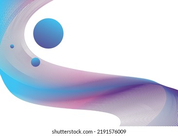 Fondo de onda de líneas de color 3D
