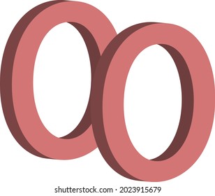 3d colorful round vector shape