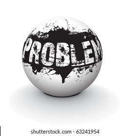 3D colorful sphere design, vector illustration.