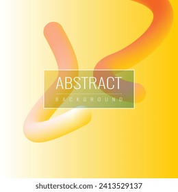  3D colorful twisted circle. Liquid geometric shapes. Abstract vector design element