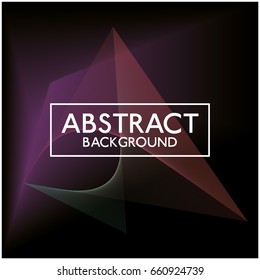 3D Colorful Wave Background. Dynamic Flux Effect. Abstract Vector Illustration. Design Template. Modern Pattern.