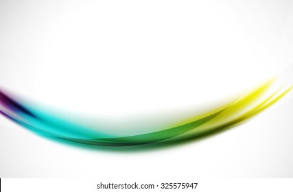 3d colorful wave line, abstract background with light and shadow effects. Wavy pattern, layout
