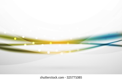 3d línea de onda colorida, fondo abstracto con efectos de luz y sombra. Patrón ondulado, disposición