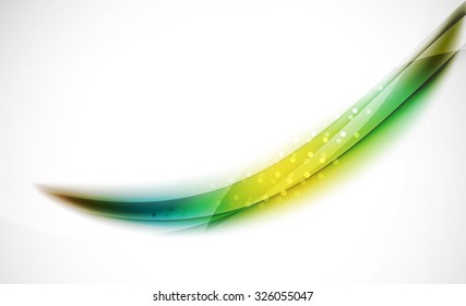 3d colorful wave line, abstract background with light and shadow effects. Wavy pattern, layout