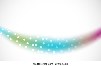 3d línea de onda colorida, fondo abstracto con efectos de luz y sombra. Patrón ondulado, disposición