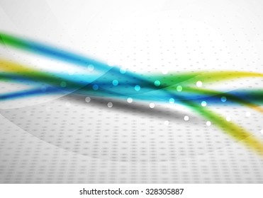 3d colorful wave line, abstract background with light and shadow effects. Wavy pattern, layout