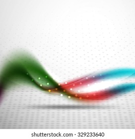 3d colorful wave line, abstract background with light and shadow effects. Wavy pattern, layout