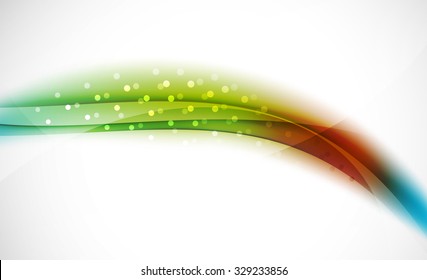 3d colorful wave line, abstract background with light and shadow effects. Wavy pattern, layout