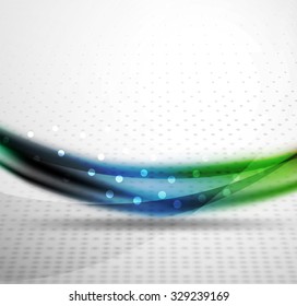 3d colorful wave line, abstract background with light and shadow effects. Wavy pattern, layout
