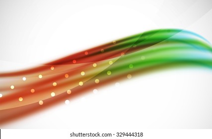 3D bunter Wellenlinie, abstrakter Hintergrund mit Licht- und Schatteneffekten. Wavy-Muster, Layout