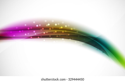 3d colorful wave line, abstract background with light and shadow effects. Wavy pattern, layout