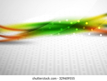 3d colorful wave line, abstract background with light and shadow effects. Wavy pattern, layout