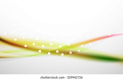 3d colorful wave line, abstract background with light and shadow effects. Wavy pattern, layout