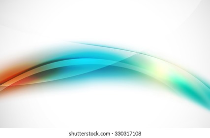 3d colorful wave line, abstract background with light and shadow effects. Wavy pattern, layout