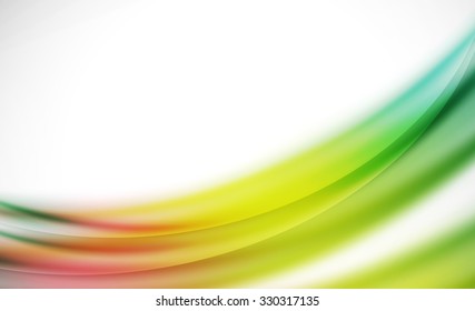 3d colorful wave line, abstract background with light and shadow effects. Wavy pattern, layout