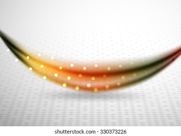 3d colorful wave line, abstract background with light and shadow effects. Wavy pattern, layout
