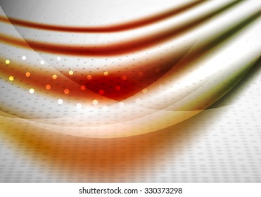 3d colorful wave line, abstract background with light and shadow effects. Wavy pattern, layout