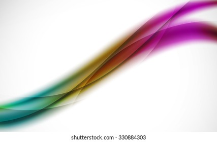 3d colorful wave line, abstract background with light and shadow effects. Wavy pattern, layout