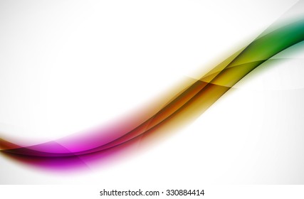 3d colorful wave line, abstract background with light and shadow effects. Wavy pattern, layout