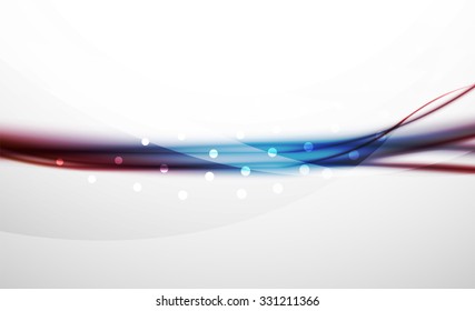 3d colorful wave line, abstract background with light and shadow effects. Wavy pattern, layout
