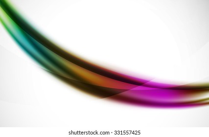 3d colorful wave line, abstract background with light and shadow effects. Wavy pattern, layout