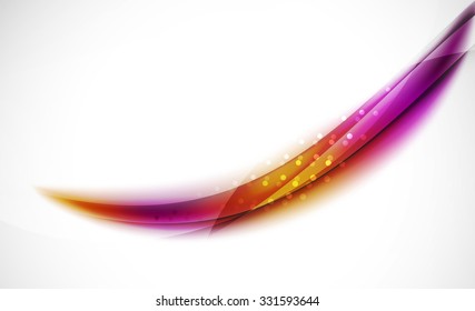 3d colorful wave line, abstract background with light and shadow effects. Wavy pattern, layout