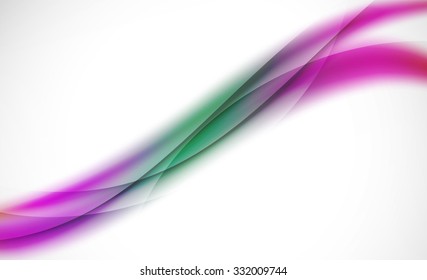 3d colorful wave line, abstract background with light and shadow effects. Wavy pattern, layout