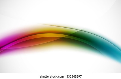 3d colorful wave line, abstract background with light and shadow effects. Wavy pattern, layout