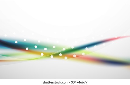 3d colorful wave line, abstract background with light and shadow effects. Wavy pattern, layout