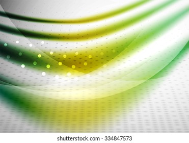 3d colorful wave line, abstract background with light and shadow effects. Wavy pattern, layout