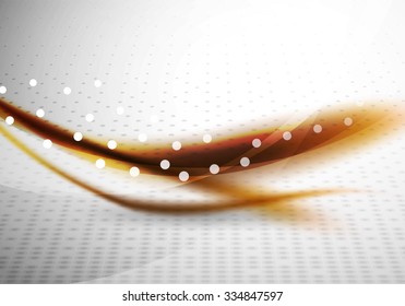 3d colorful wave line, abstract background with light and shadow effects. Wavy pattern, layout