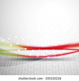 3d línea de onda colorida, fondo abstracto con efectos de luz y sombra. Patrón ondulado, disposición