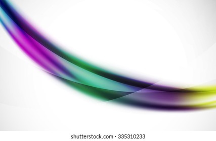 3d línea de onda colorida, fondo abstracto con efectos de luz y sombra. Patrón ondulado, disposición