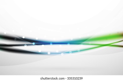 3d colorful wave line, abstract background with light and shadow effects. Wavy pattern, layout
