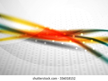 3d colorful wave line, abstract background with light and shadow effects. Wavy pattern, layout