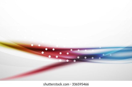 3d colorful wave line, abstract background with light and shadow effects. Wavy pattern, layout