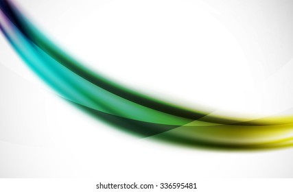 3d colorful wave line, abstract background with light and shadow effects. Wavy pattern, layout