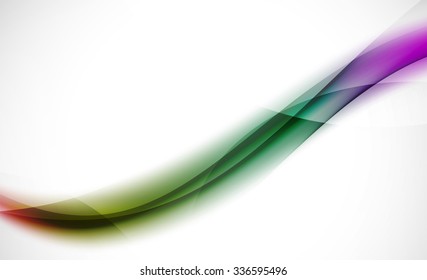 3d colorful wave line, abstract background with light and shadow effects. Wavy pattern, layout