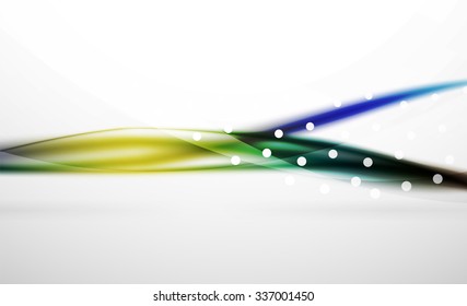 3d colorful wave line, abstract background with light and shadow effects. Wavy pattern, layout