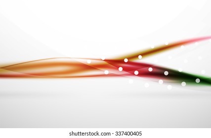 3d colorful wave line, abstract background with light and shadow effects. Wavy pattern, layout