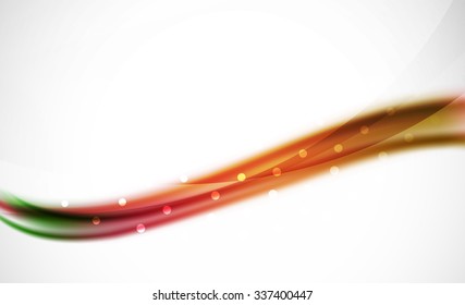 3d colorful wave line, abstract background with light and shadow effects. Wavy pattern, layout