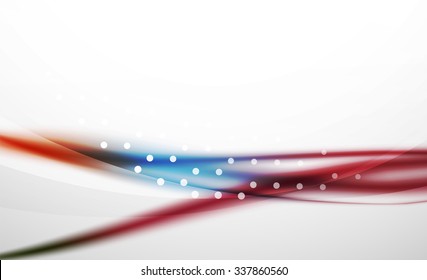 3d colorful wave line, abstract background with light and shadow effects. Wavy pattern, layout